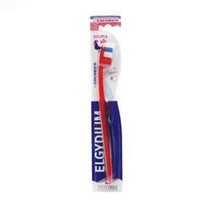 Elgydium Brosse à dents française souple Cocorico