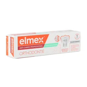Elmex Dentifrice Orthodontie Anti-Caries Professional + Fraîcheur douce