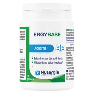 Gélules Ergybase Nutergia acidité