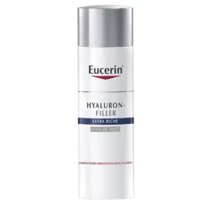 Eucerin Soin de nuit riche hydratant Hyaluron Filler +3x effect