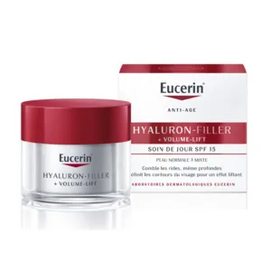 Creme de jour anti âge Eucerin Hyaluron Filler Volume lift Peau normale