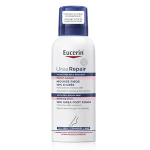 Eucerin UreaRepair Mousse 10% d'urée secheresse des pieds