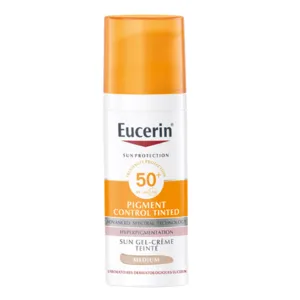 Eucerin gel crème anti tache Sun Pigment control teinté SPF50+
