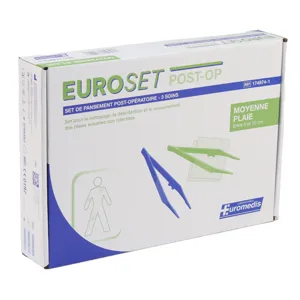 Euromedis Set pansement Euroset plaies moyennes Post Op