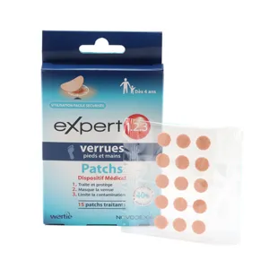 Expert 1.2.3 Patchs verrue pieds et main