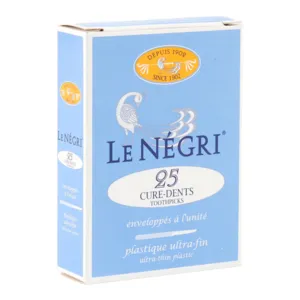 Le Négri cure-dents plastique ultra fin
