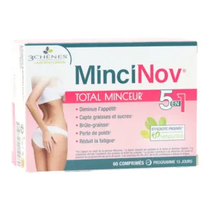 Les 3 Chênes MinciNov comprimé Total Minceur 5 en 1