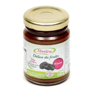 Fibreline Délice de fruits compote riche en fibres