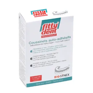 Fittydent coussinets auto-adhésifs fixation appareil dentaire