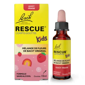 Fleurs de Bach Gouttes fraise Rescue Kids
