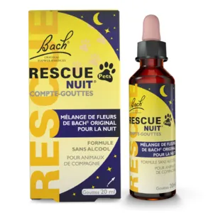 Fleurs de Bach chien et chat Rescue Nuit Pets