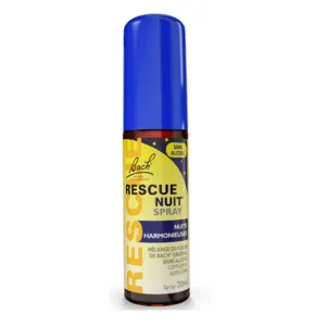 Rescue Nuit Spray sans alcool Fleurs de Bach Original