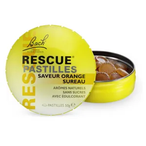Fleurs de Bach Rescue orange pastilles sureau