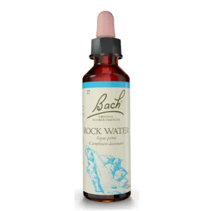 Élixir floral Rock water en Fleurs de Bach acceptation