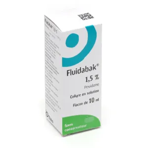 Fluidabak povidone collyre