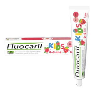 Dentifrice kids Fluocaril Fraise 0-6 ans