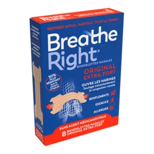 Bandelettes nasales Original Extra Fort Breathe Right