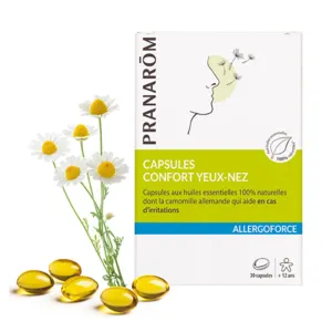 Allergoforce Capsules confort yeux et nez Pranarom