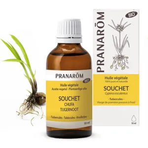 Pranarom huile de souchet bio pure et naturelle