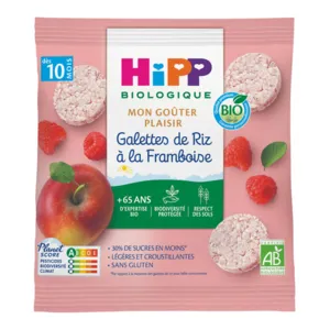 HiPP galettes de riz bio à la framboise