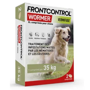 Vermifuge grand chien Frontcontrol Wormer XL