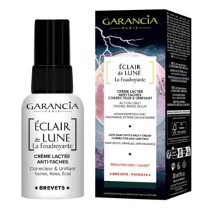 Crème lactée anti taches Garancia Eclair de lune  La Foudroyante