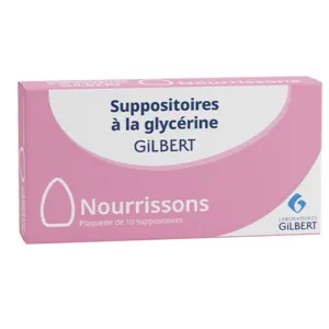 Suppo glycérine bébé Gilbert