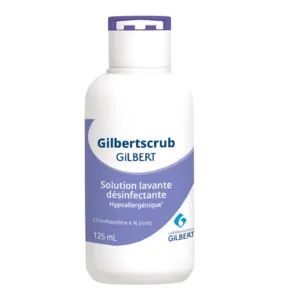 Gilbertscrub solution lavante à la chlorhexidine
