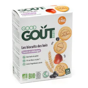 Good Goût Biscuits des bois Bio Cassis Châtaigne dès 12 mois