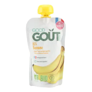 Good Goût gourde de compote Banane Bio