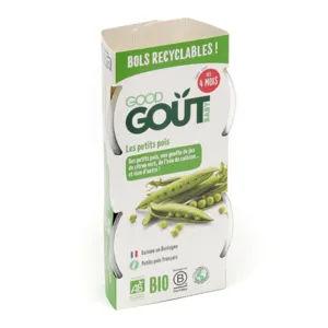 Good Goût purée petits pois bio diversification alimentaire