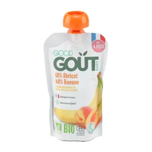 Good Goût Compote de fruits Abricot banane Bio