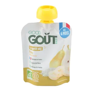 Gourde Good Goût Le Petit Déj Poire Bio