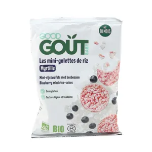 Mini-galettes de Riz Good Goût Myrtille Bio