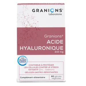 Granions gélules acide hyaluronique 211 mg stress oxydatif