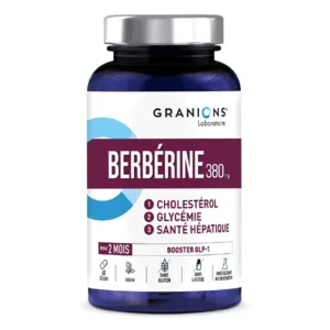 Granions Berbérine 380 mg ail noir chrome gélules