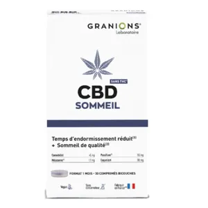 Granions CBD Sommeil comprimé sans THC
