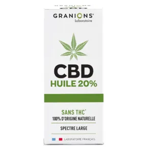 CBD 20% Huile de chanvre Granions