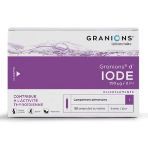 Granions ampoules d'iode pour thyroide
