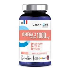 Granions caspules omega 3 coeur et cerveau