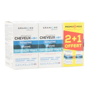 Granions Pro Keracys Cheveux 4 en 1 complément alimentaire