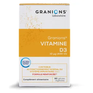 Granions gélules Vitamine D3 système immunitaire