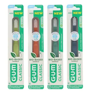 Gum Classic 409 Brosse à dents soft biosourcée
