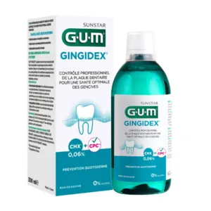 Gum Gingidex bain de bouche antiseptique