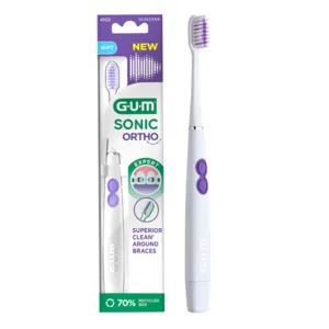 Gum Sonic Ortho brosse à dents électrique appareil orthodontique