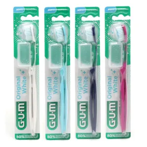 Gum Original White brosse à dents blancheur souple