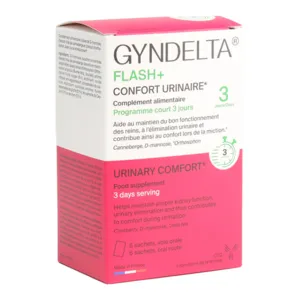 Sticks GynDelta Flash+ pour le confort urinaire