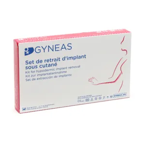 Set de retrait implant contraceptif sous cutané