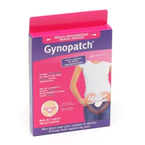 Patchs chauffants Gynopatch pour Règles douloureuses