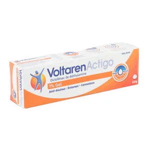 VoltarenActigo 1% gel entorse